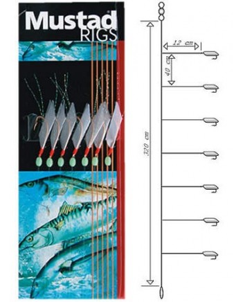 Τσαπαρί Mustad T80 Hook Size No4